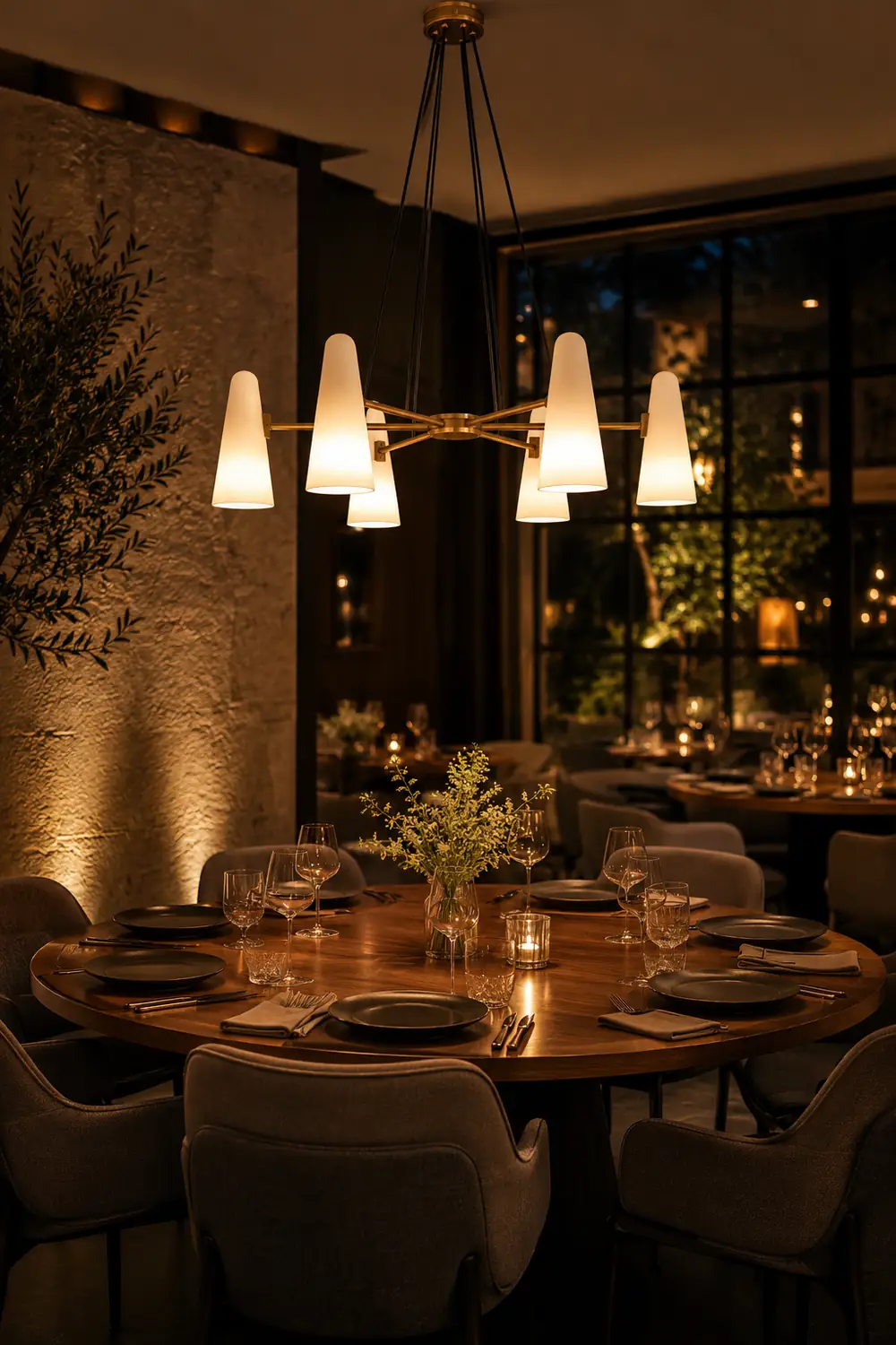 Montfaucon Round Chandelier - Lumpaz
