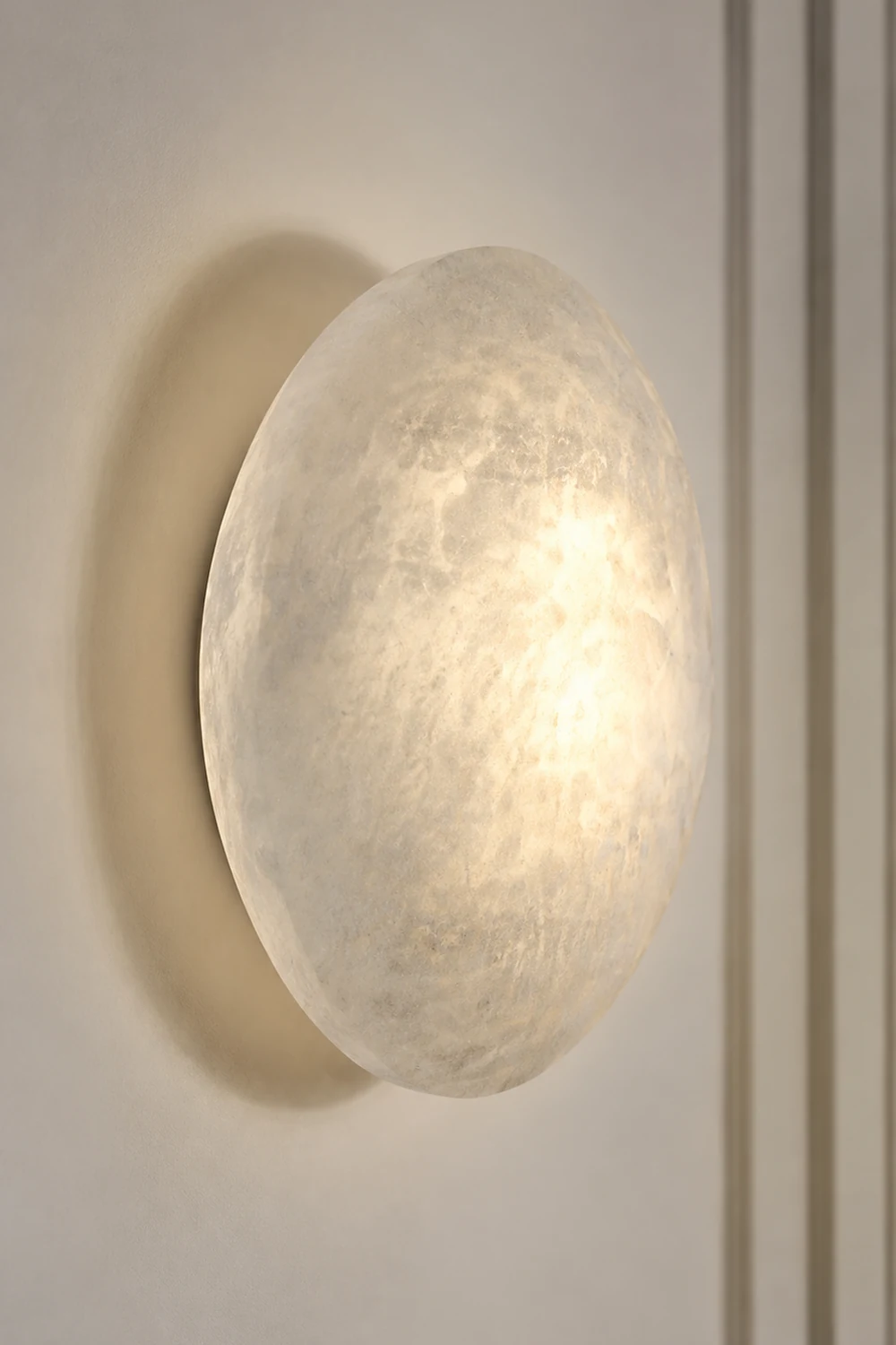 Lunar Glow Alabaster Wall Light - Lumpaz
