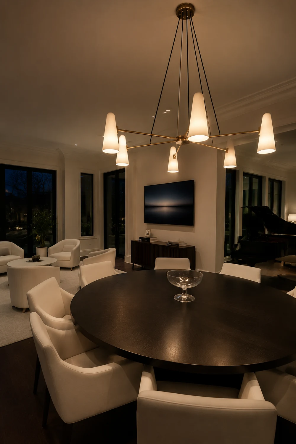 Montfaucon Round Chandelier - Lumpaz