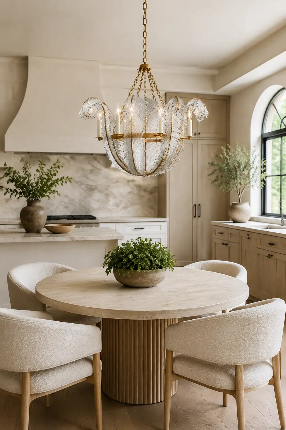Calais Vintage Scroll Design Chandelier - Lumpaz