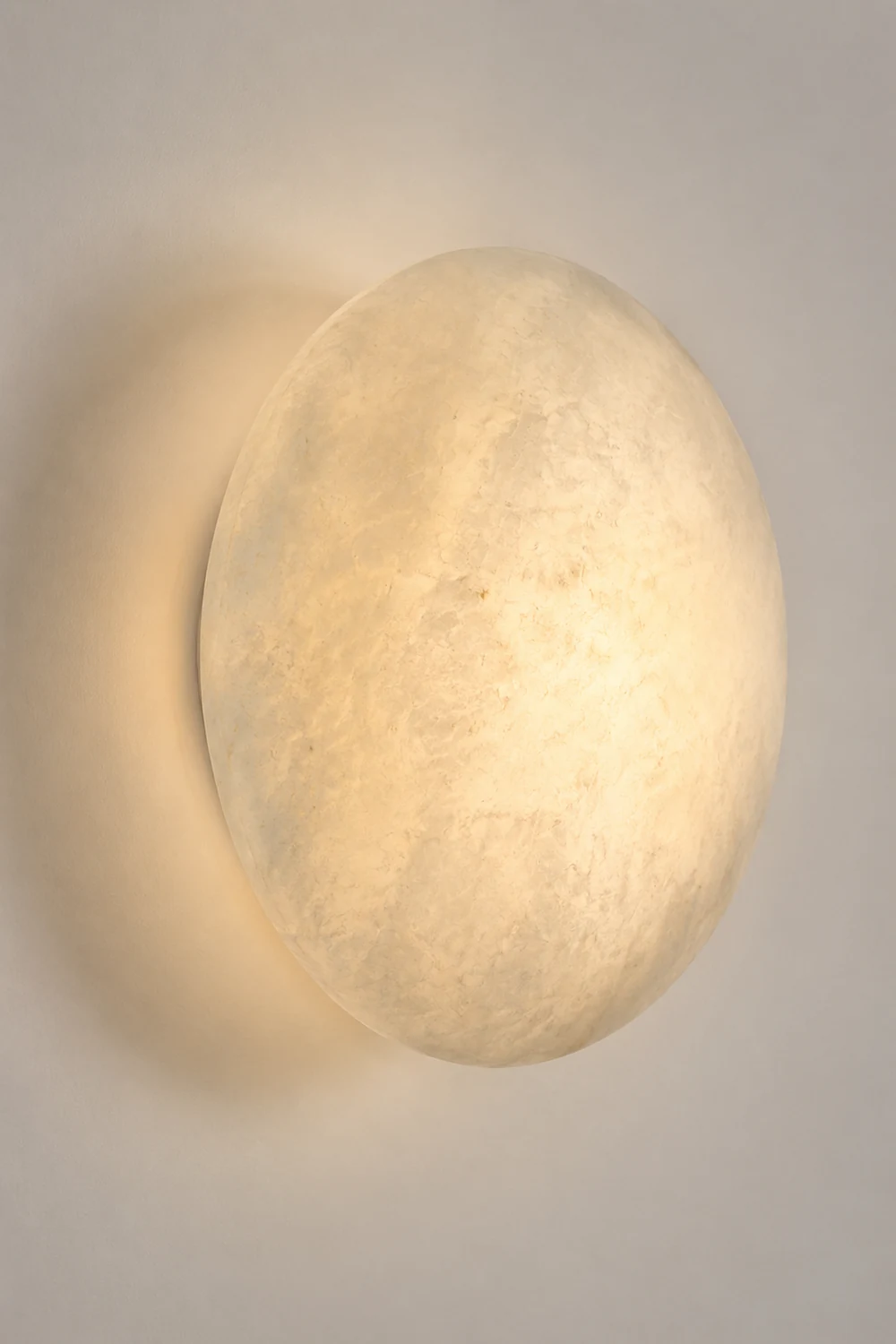Lunar Glow Alabaster Wall Light - Lumpaz