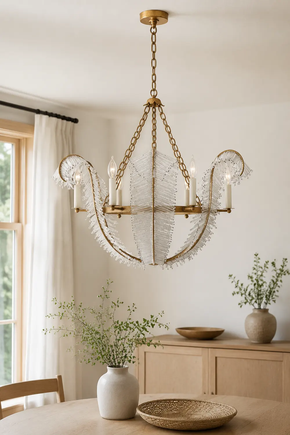 Calais Vintage Scroll Design Chandelier - Lumpaz