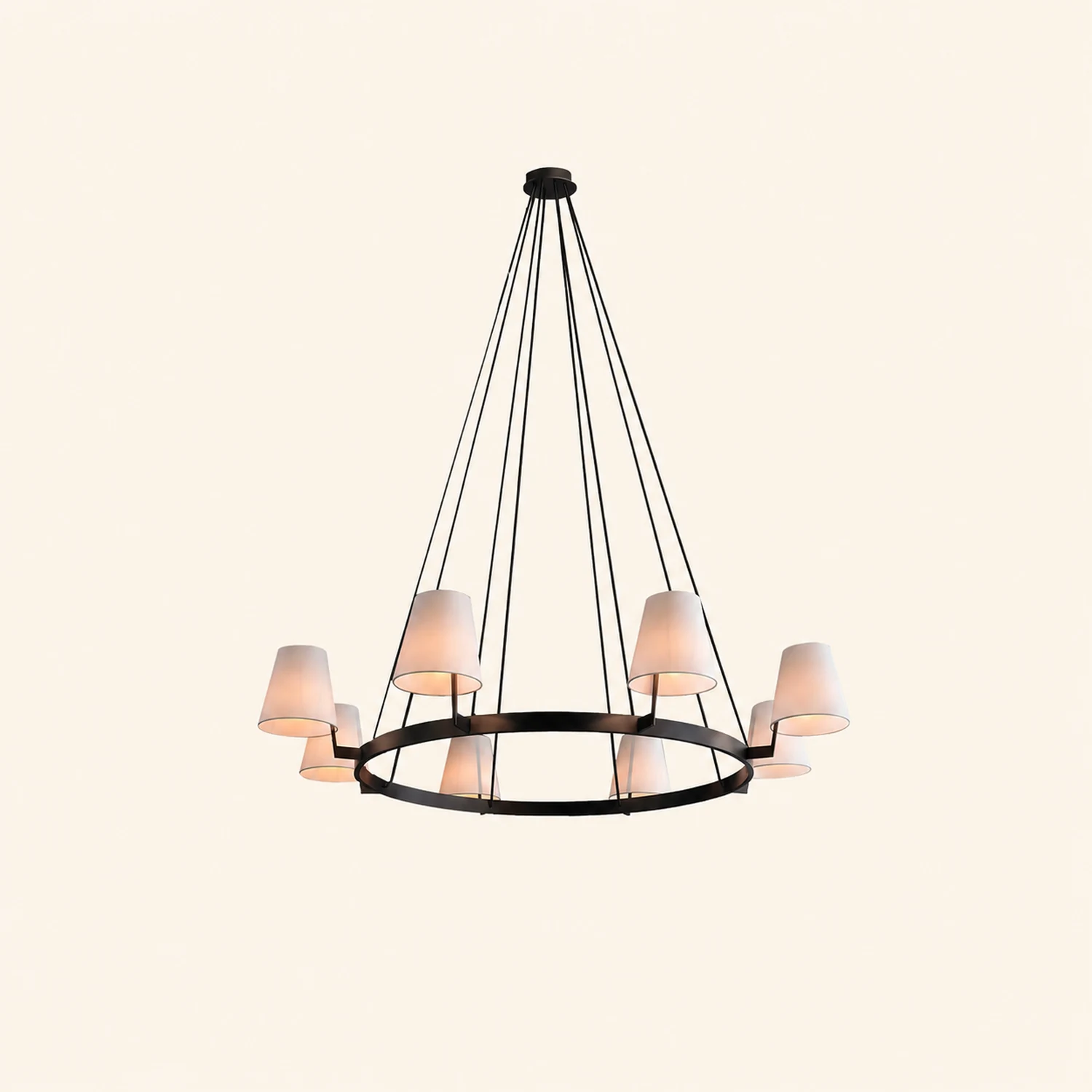 3D Corniche Circular Chandelier - Lumpaz