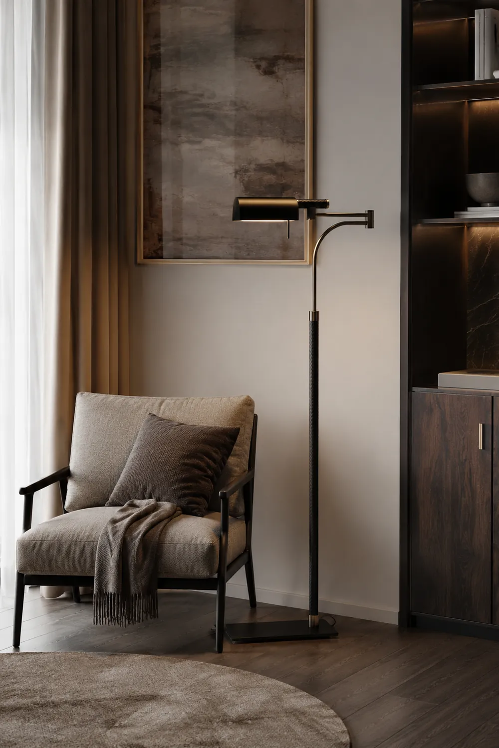 Edwin Task Floor Lamp - Lumpaz