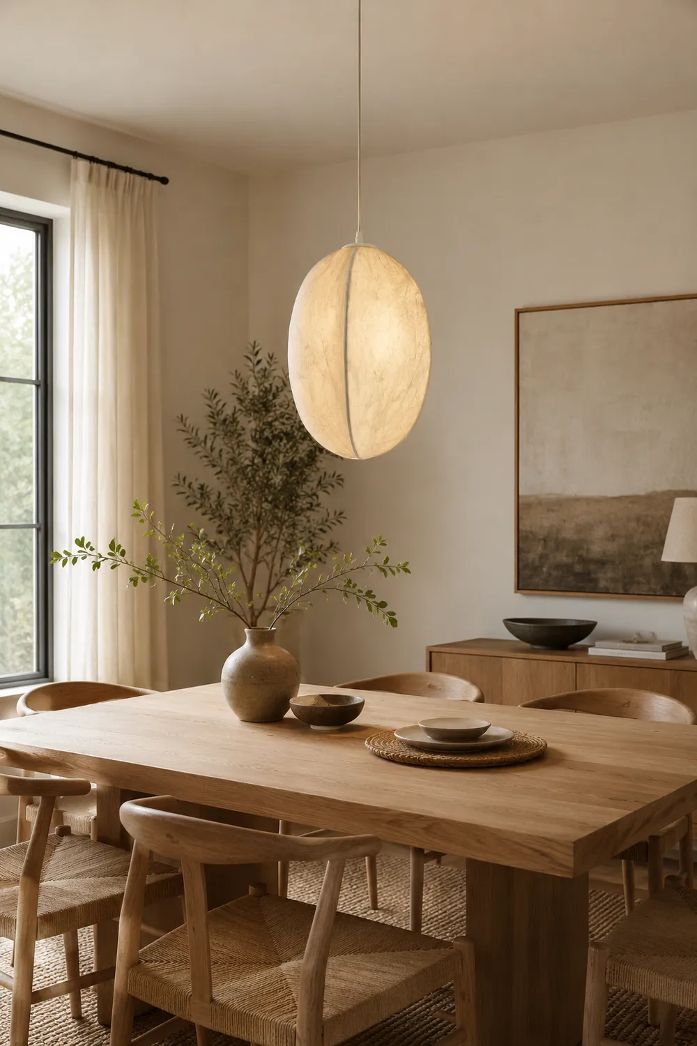 Lilian Silk Sphere Pendant Lamp - Lumpaz