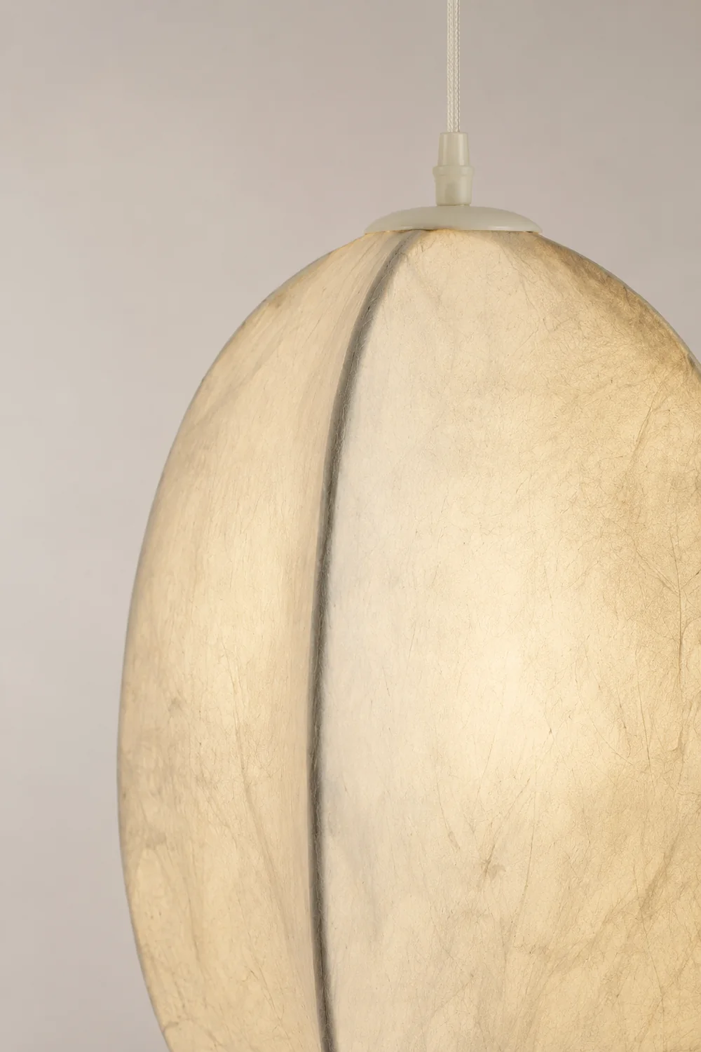 Lilian Silk Sphere Pendant Lamp - Lumpaz