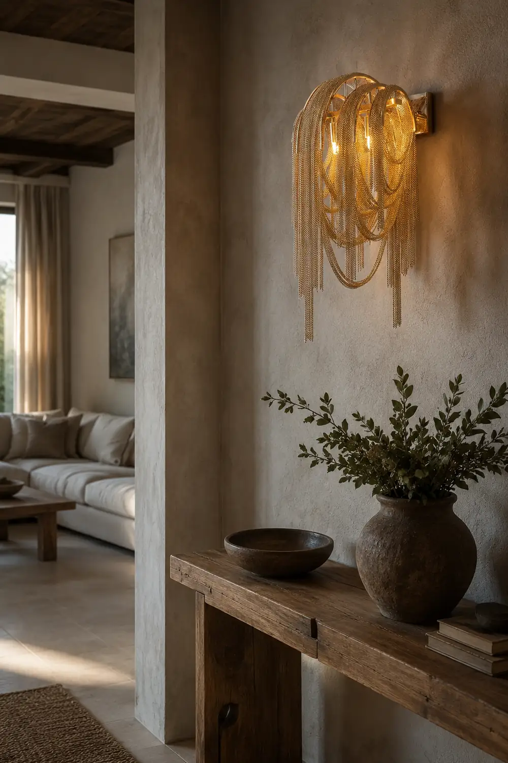 Chains Tassel Wall Lamp - Lumpaz