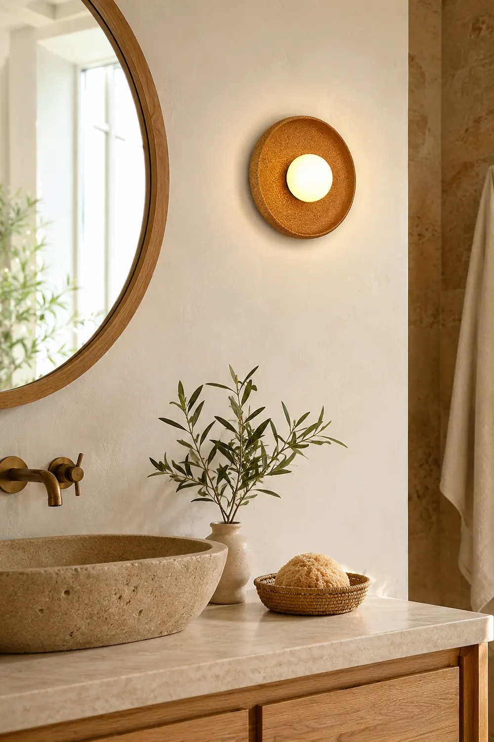Dusk Round Wall Light - Lumpaz