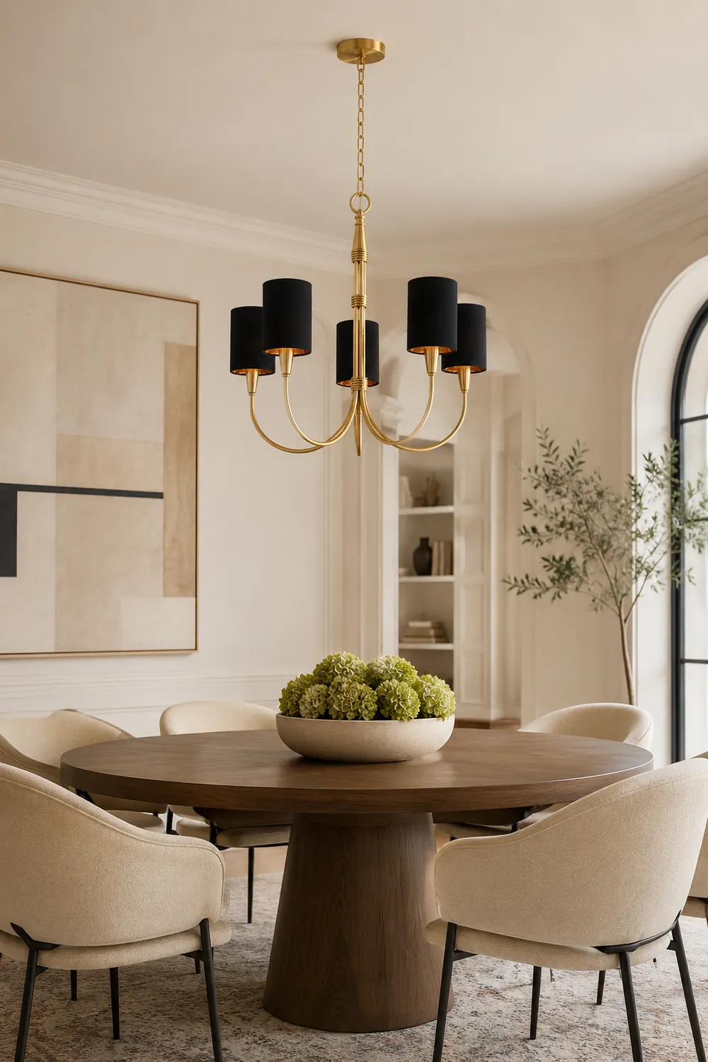 Quincy Black Chandelier - Lumpaz