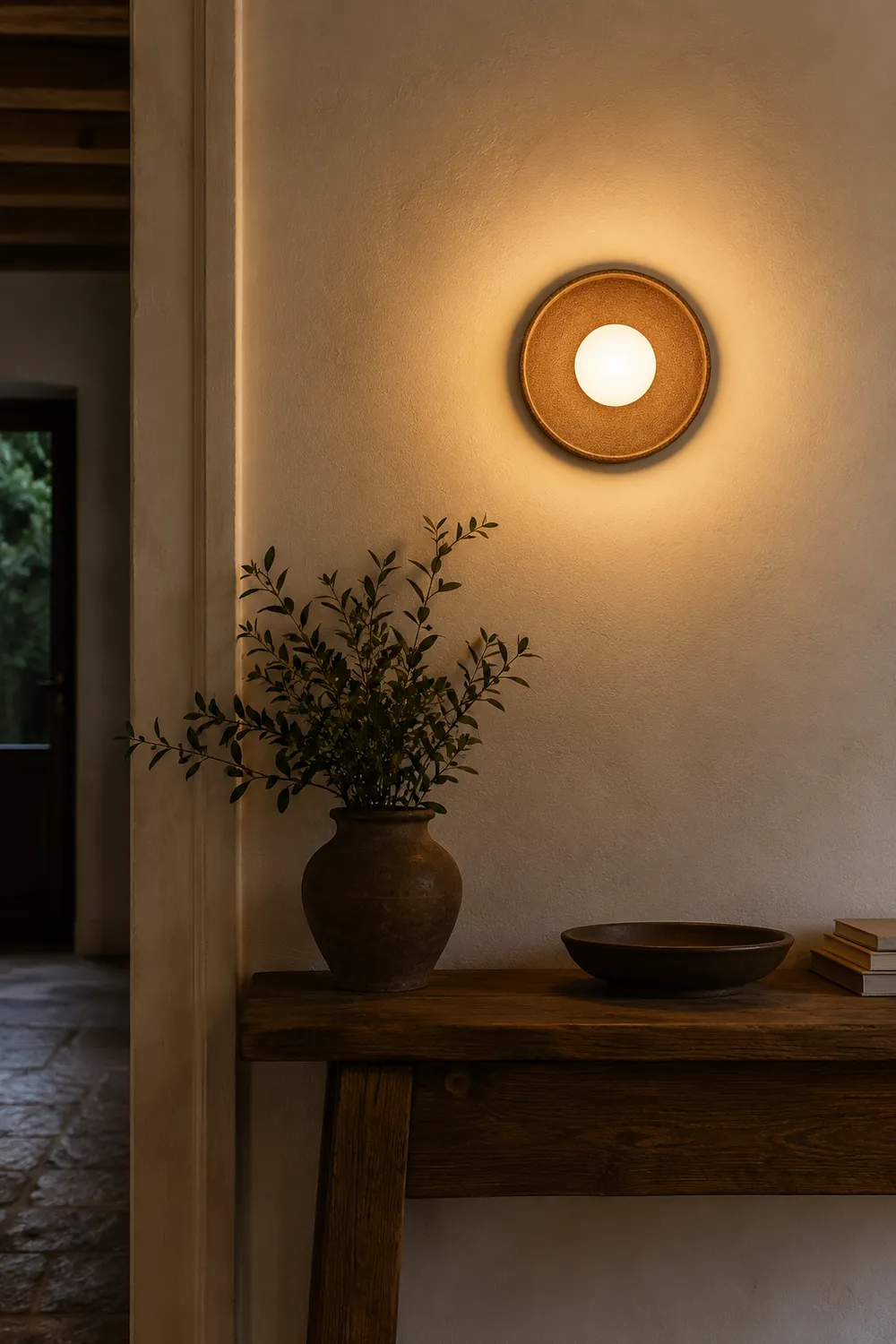 Dusk Round Wall Light - Lumpaz