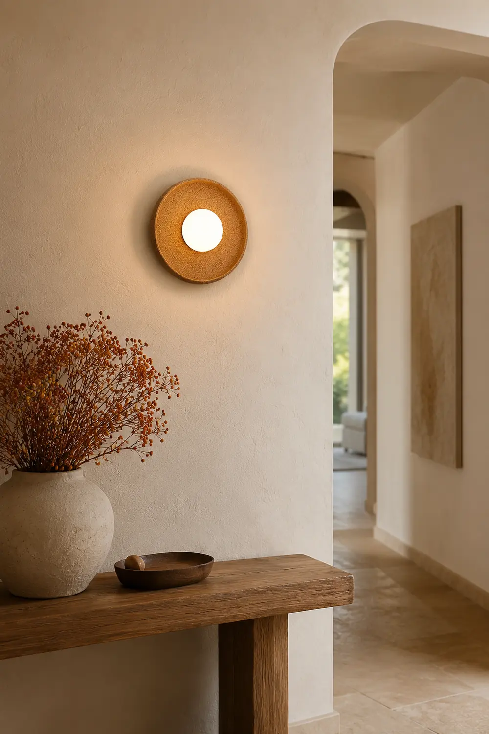 Dusk Round Wall Light - Lumpaz