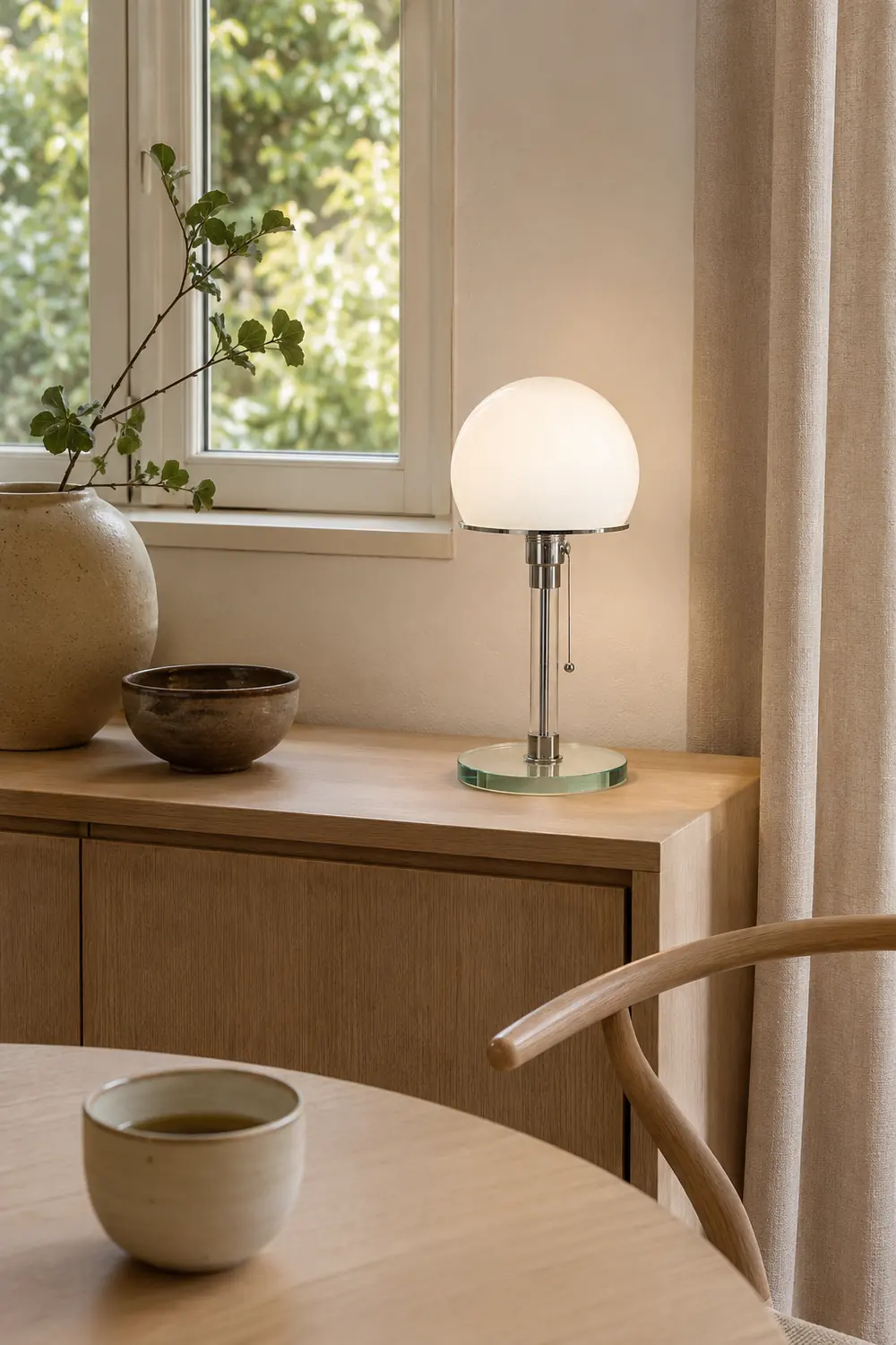 Globe Glass Table Lamp - Lumpaz