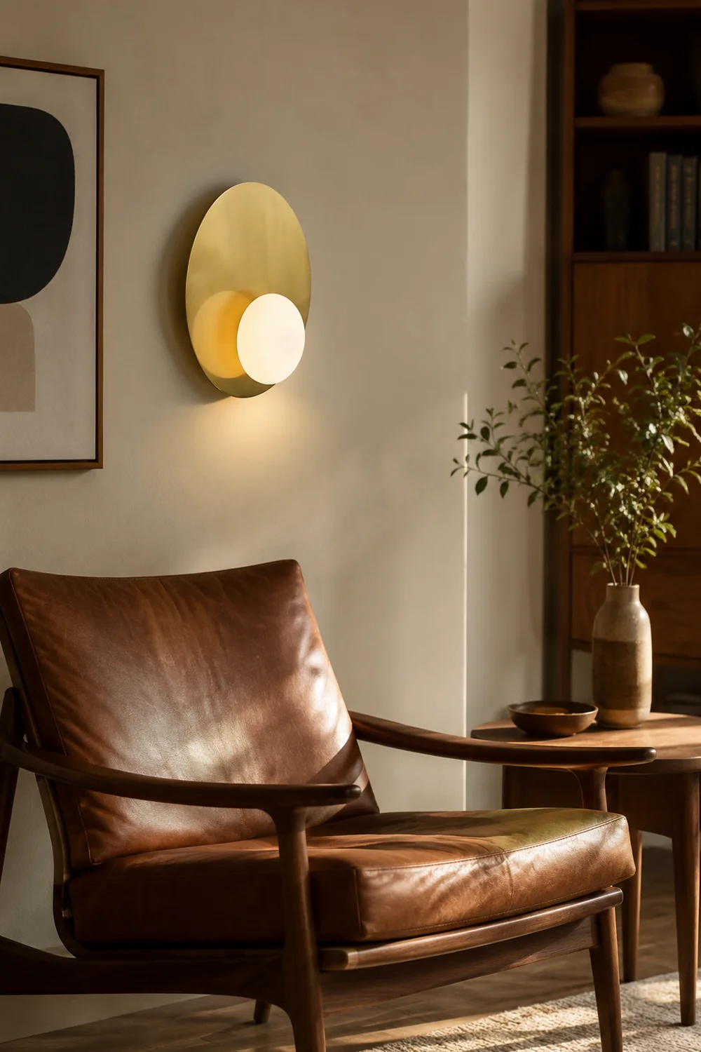 Nodes Angled Alabaster Wall Sconce - Lumpaz