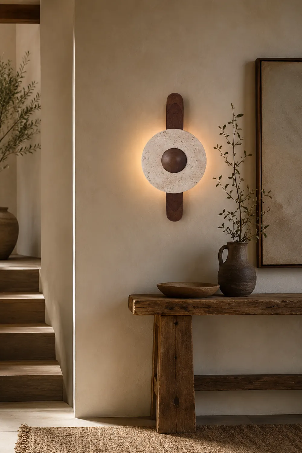 Lunar Wood Wall Lamp - Lumpaz
