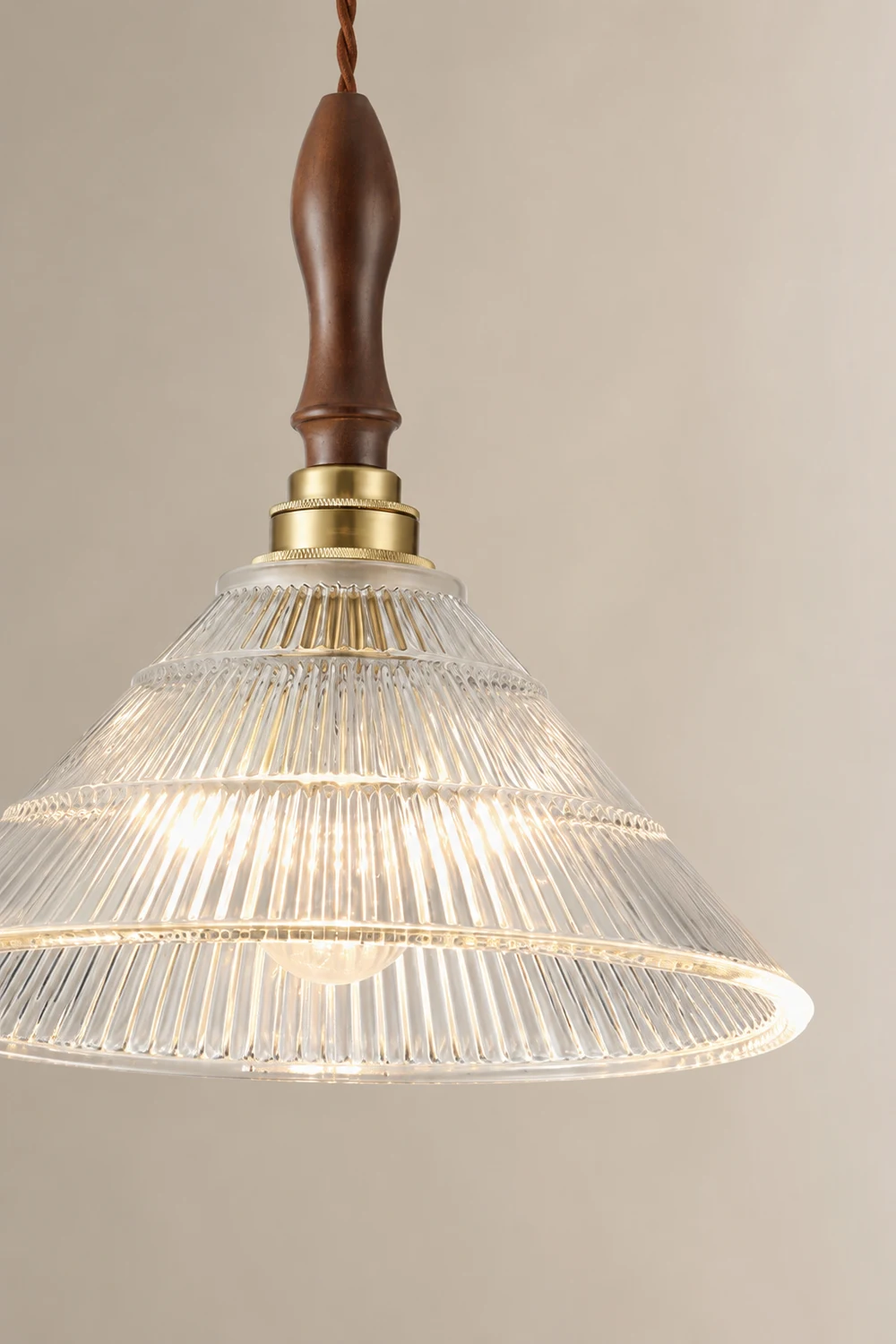Vintage Ripple Pendant Lamp - Lumpaz