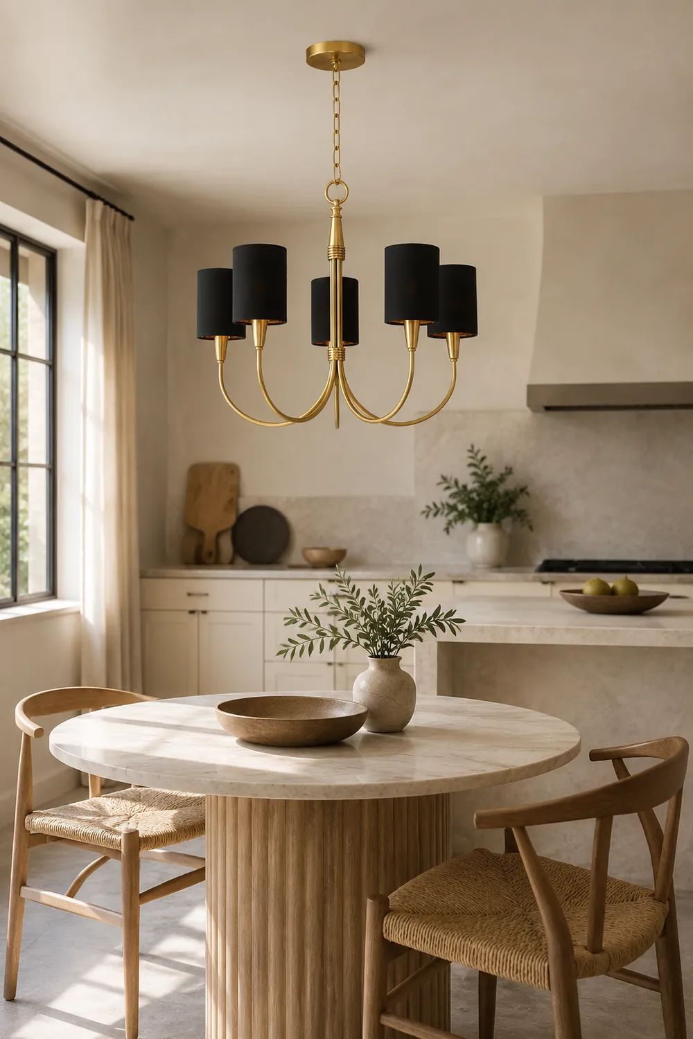 Quincy Black Chandelier - Lumpaz