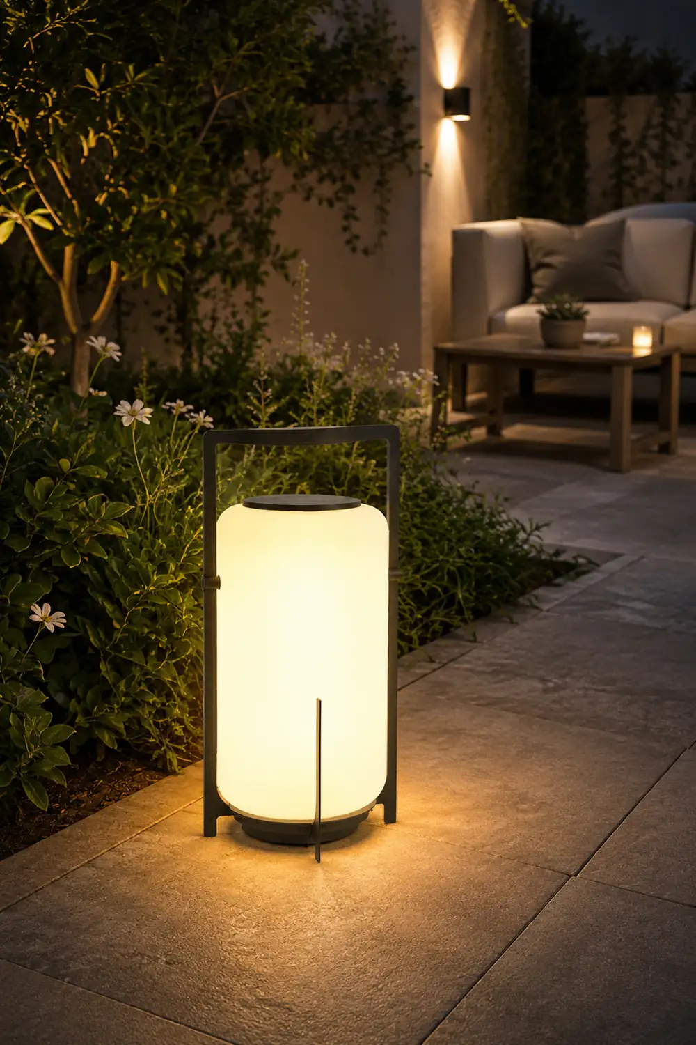 Twilight Lantern Solar Outdoor Table Lamp - Lumpaz