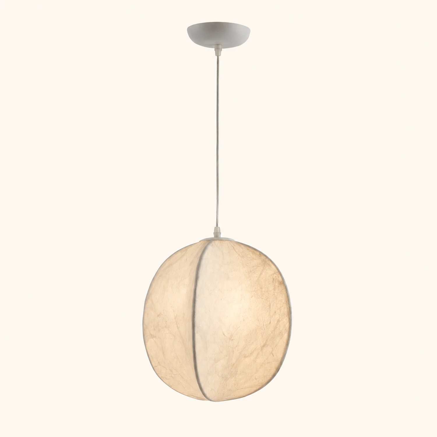 Lilian Silk Sphere Pendant Lamp - Lumpaz