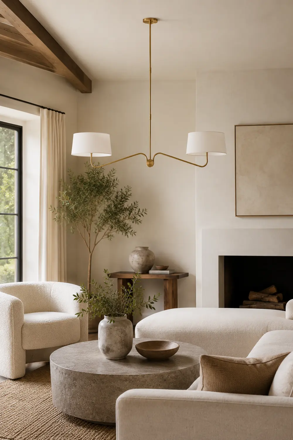 Grande Two-Arm Chandelier - Lumpaz