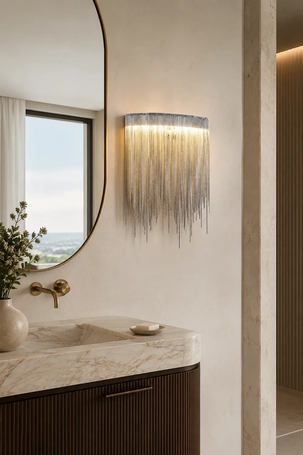 Cadena Tassel Wall Lamp - Lumpaz
