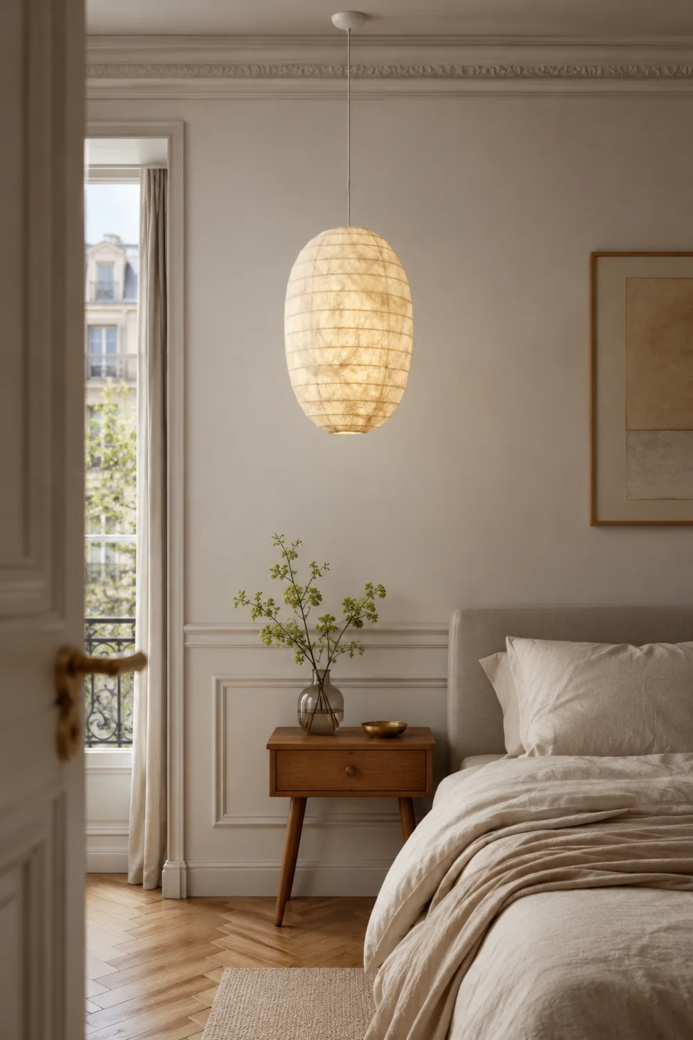Sophia Silk Pendant Lamp - Lumpaz