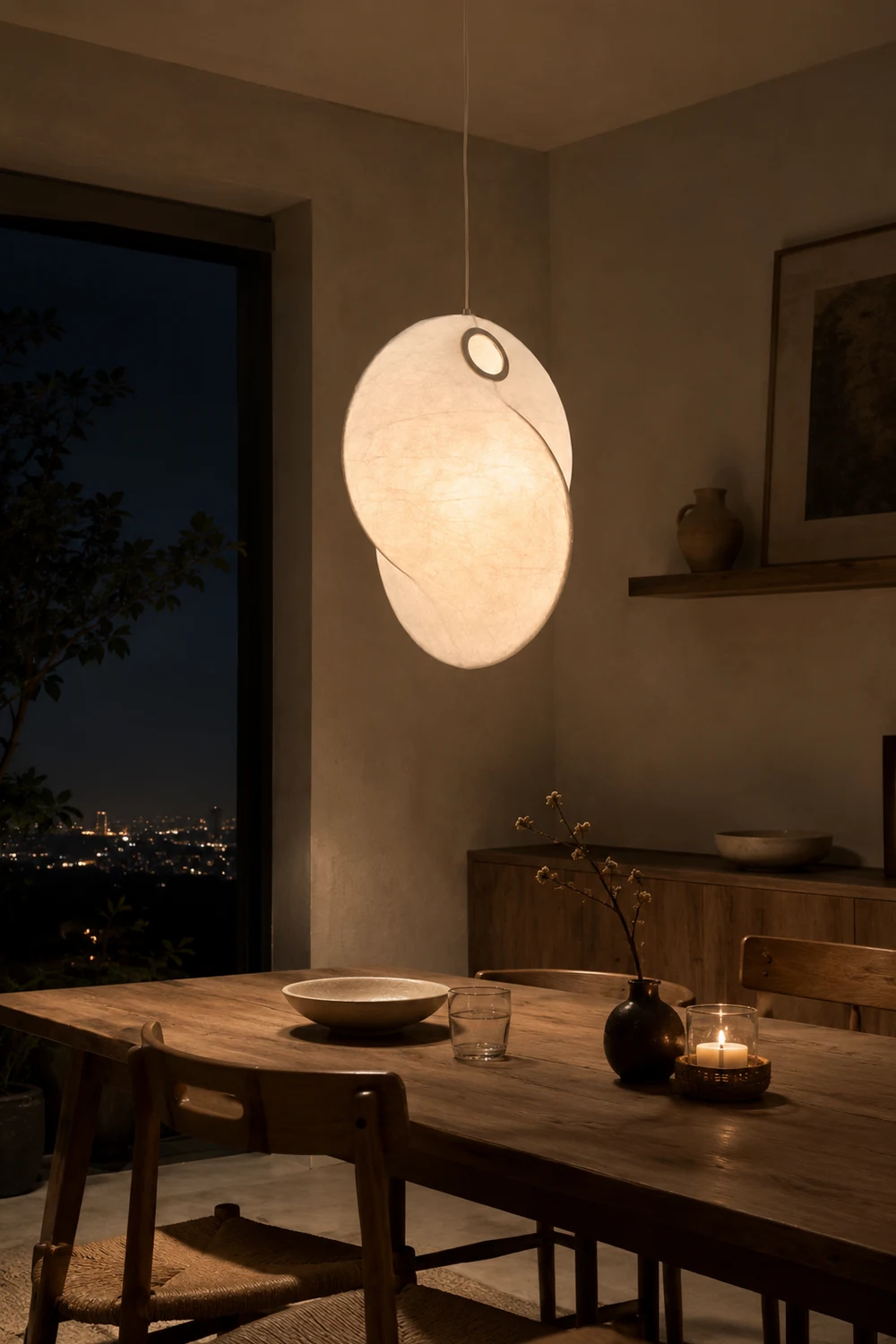 Celeste Crescent Pendant Light - Lumpaz