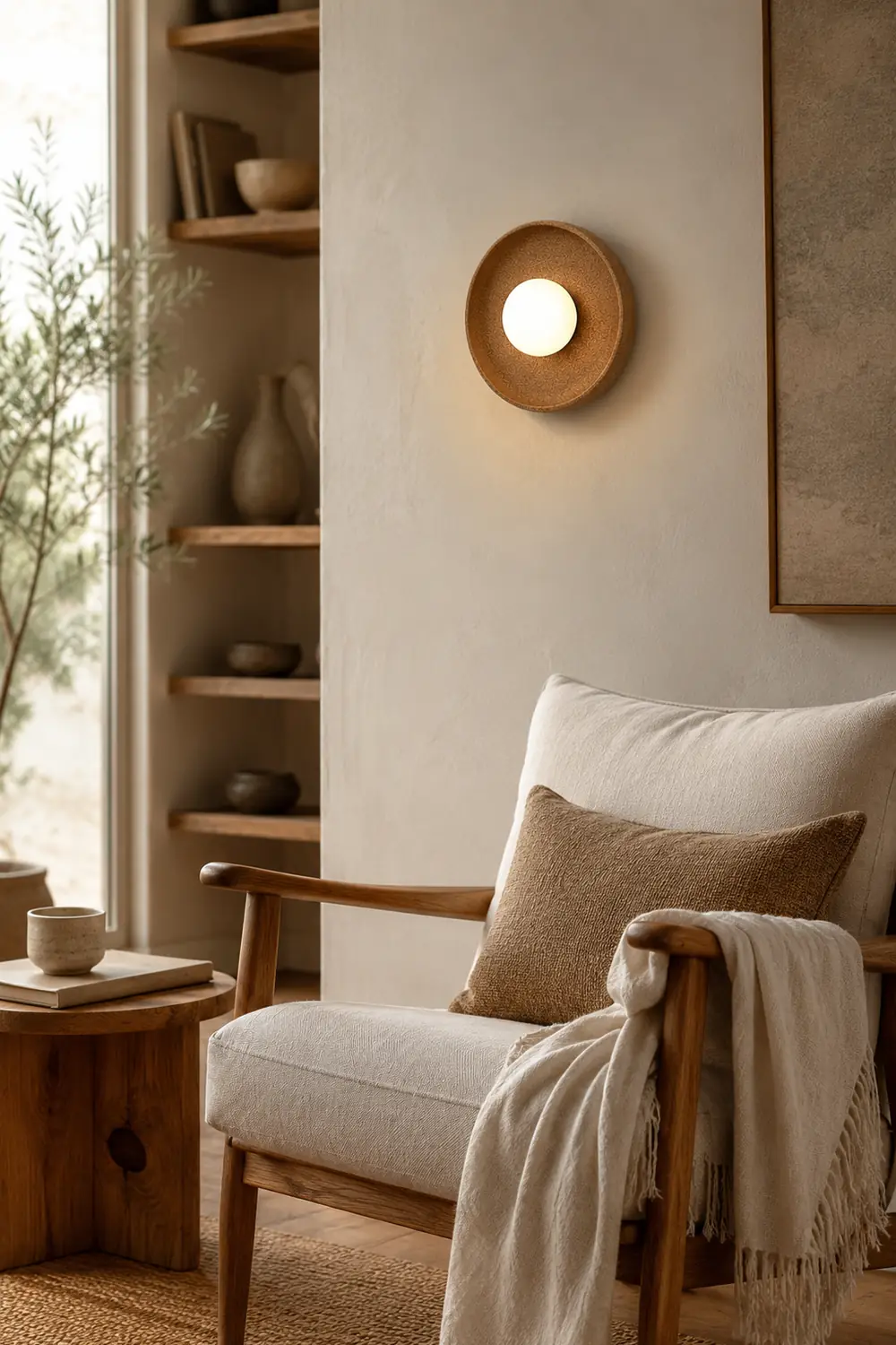 Dusk Round Wall Light - Lumpaz