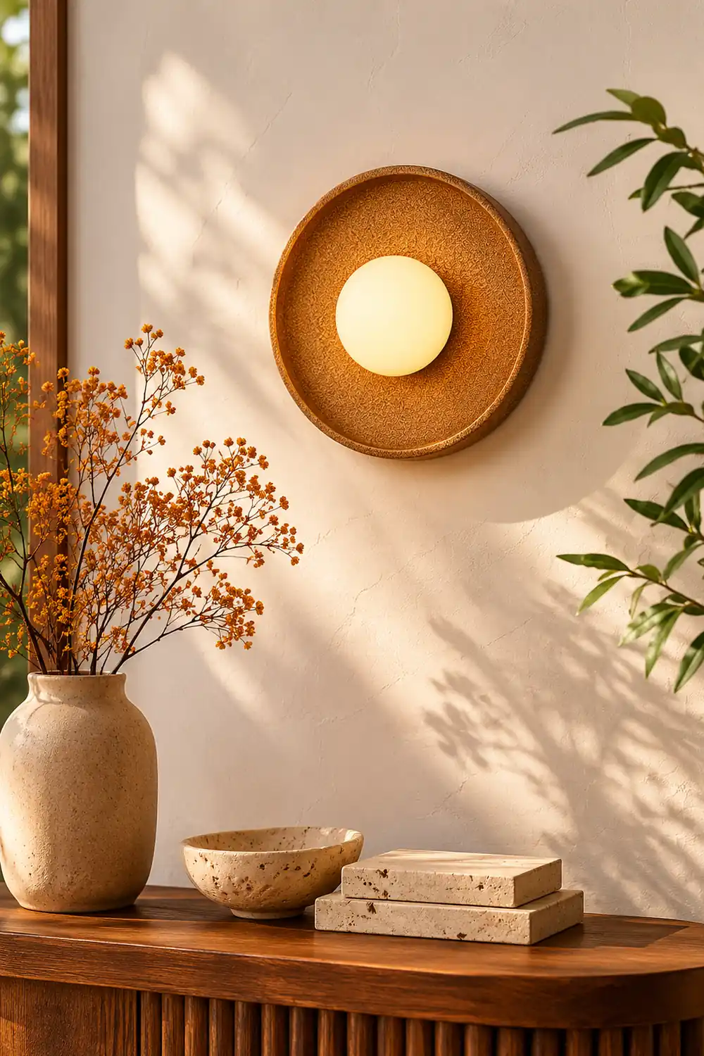 Dusk Round Wall Light - Lumpaz