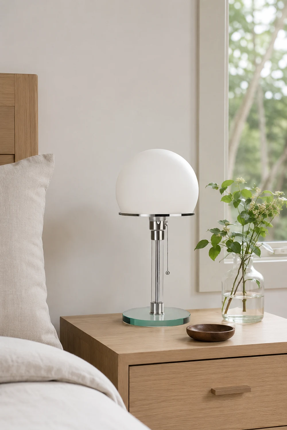 Globe Glass Table Lamp - Lumpaz