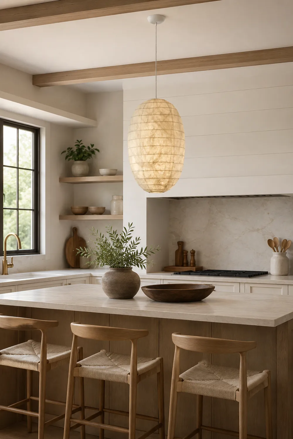 Sophia Silk Pendant Lamp - Lumpaz