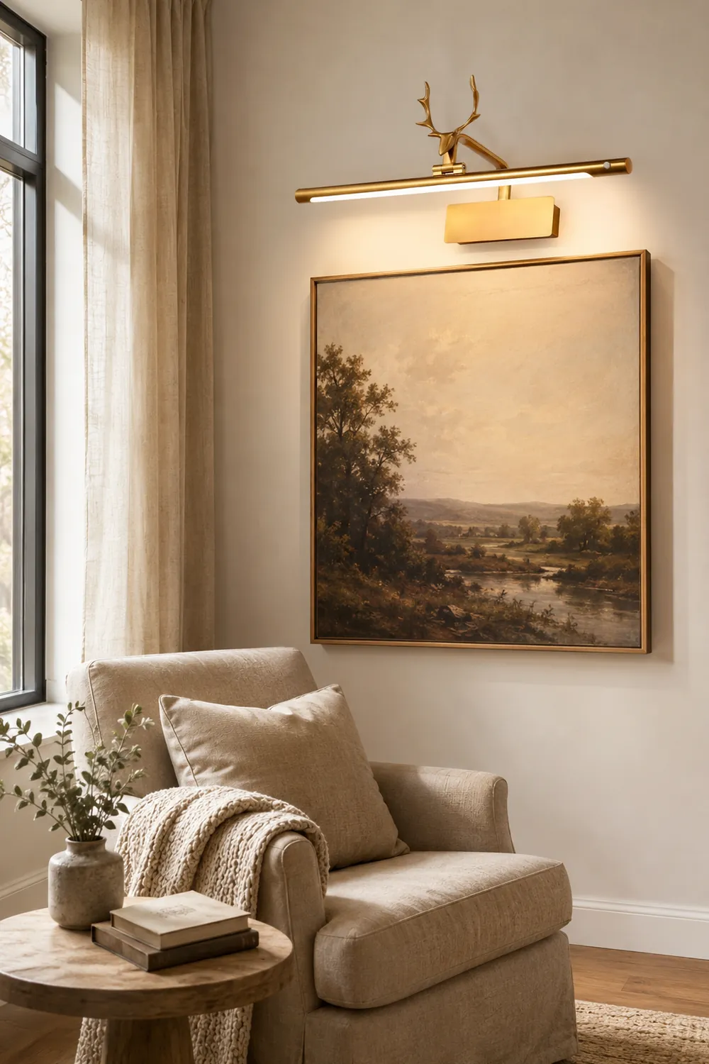 Stag Horn Wall Light - Lumpaz