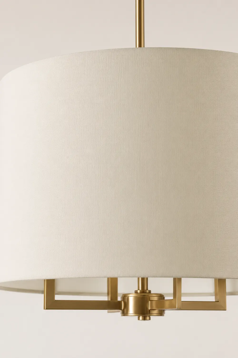 Spherical fabric covered chandelier - Lumpaz