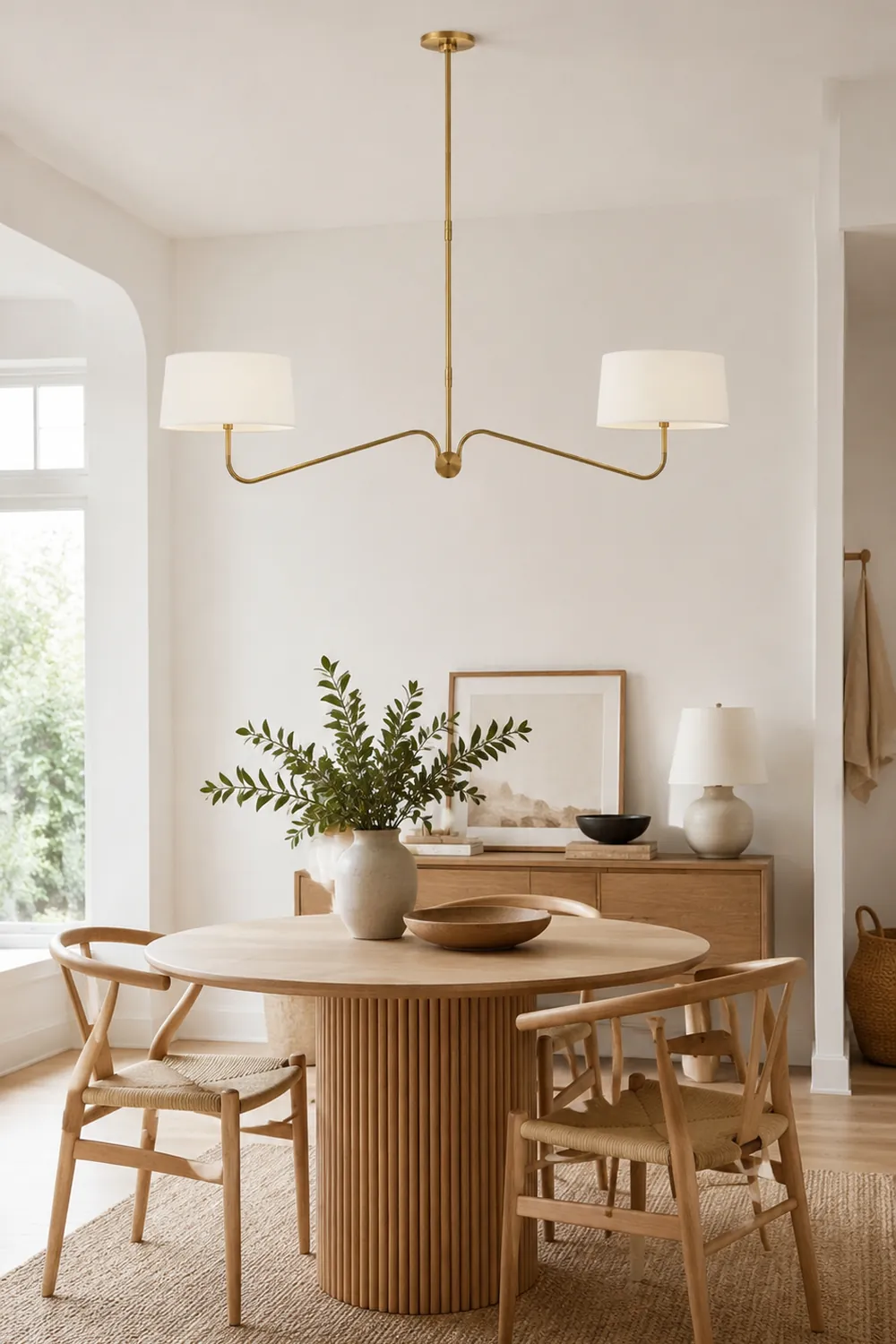 Grande Two-Arm Chandelier - Lumpaz