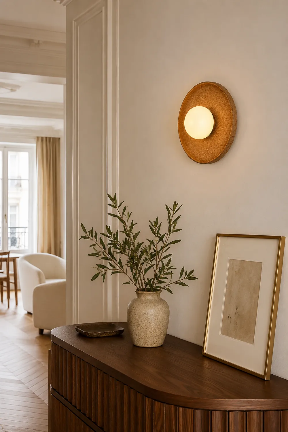 Dusk Round Wall Light - Lumpaz