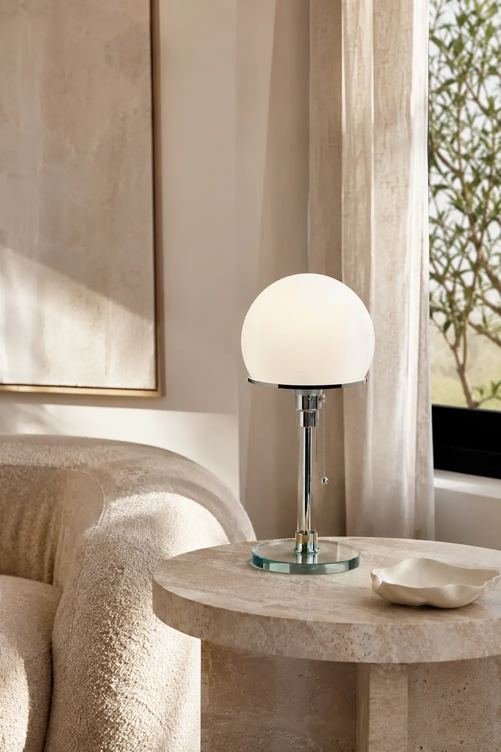 Globe Glass Table Lamp - Lumpaz