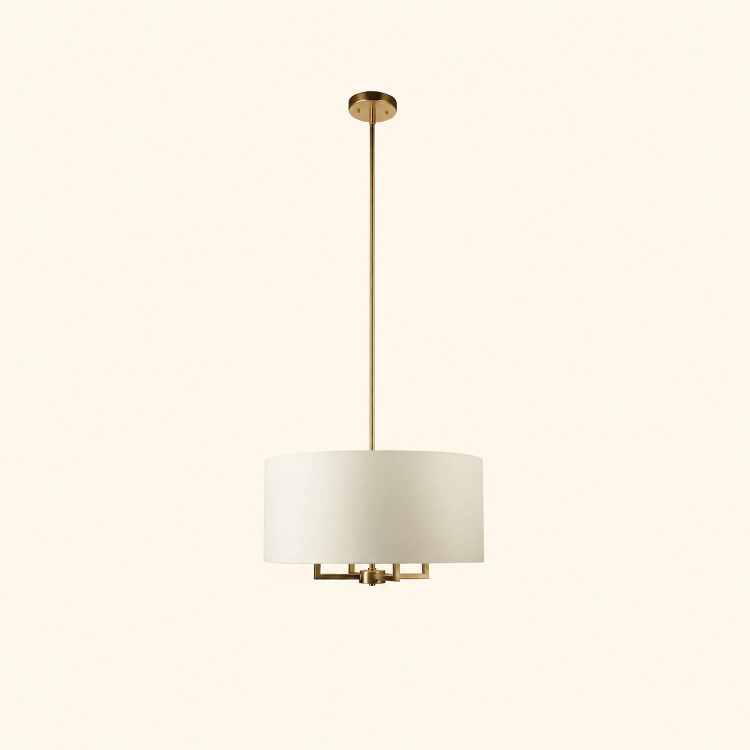Spherical fabric covered chandelier - Lumpaz