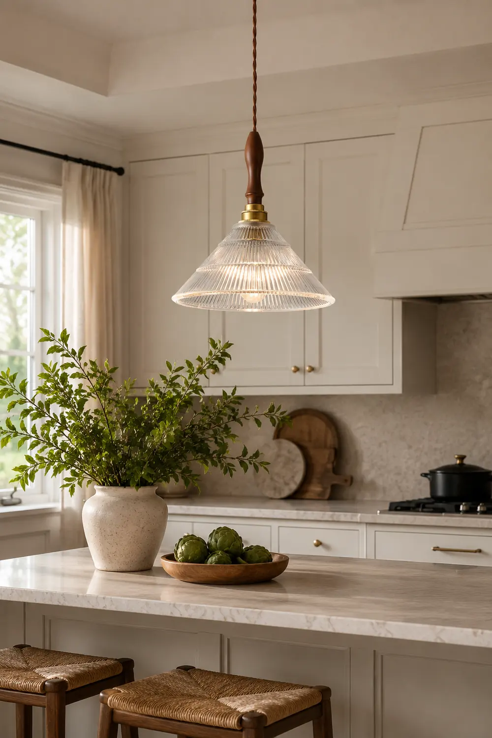 Vintage Ripple Pendant Lamp - Lumpaz