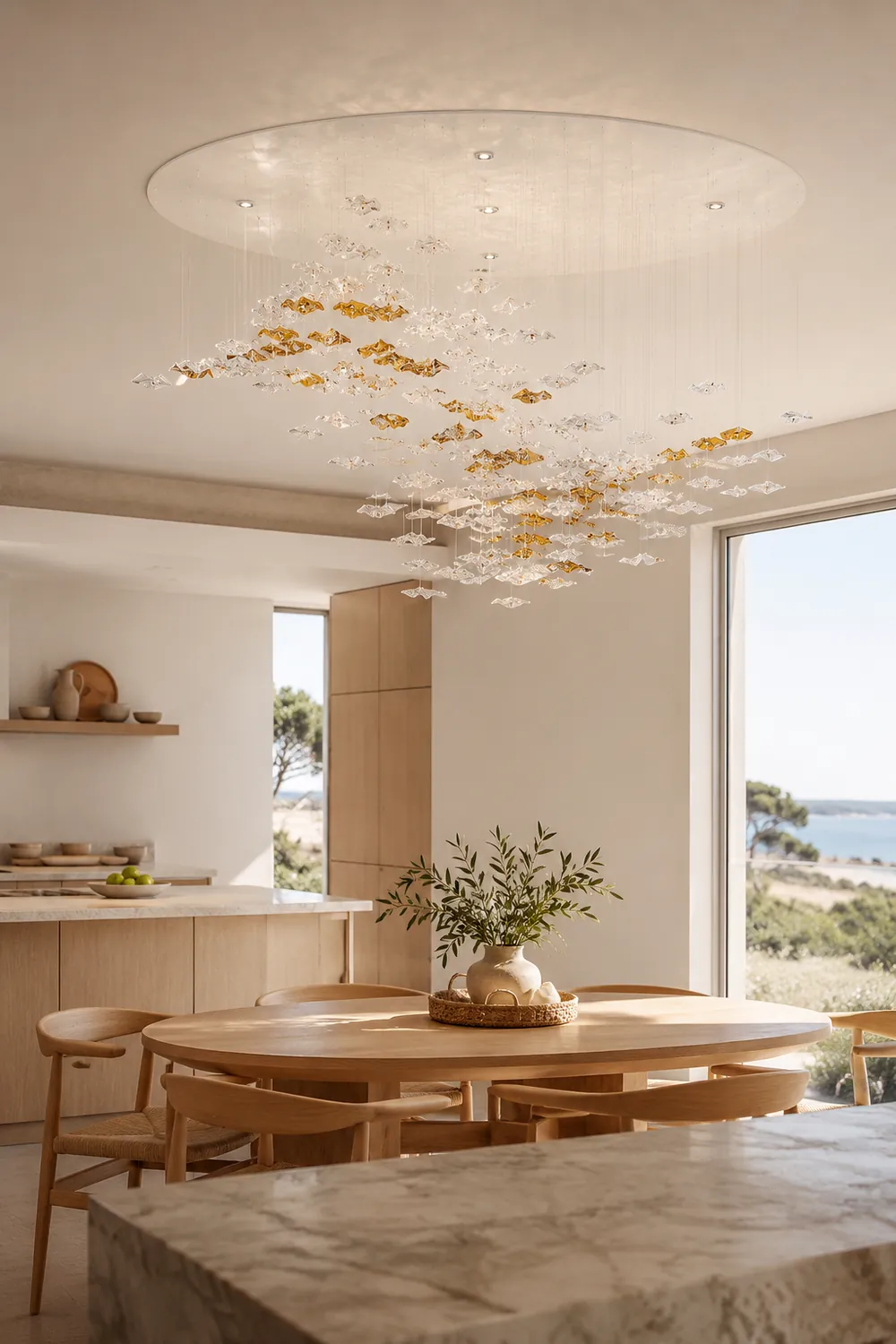 Tidal Art Glass Pendants - Lumpaz