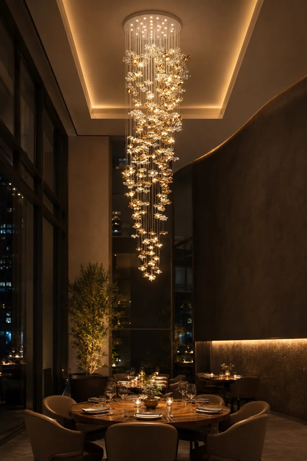 Tidal Stair Chandelier - Lumpaz
