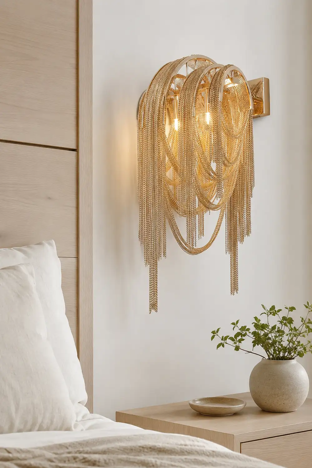 Chains Tassel Wall Lamp - Lumpaz