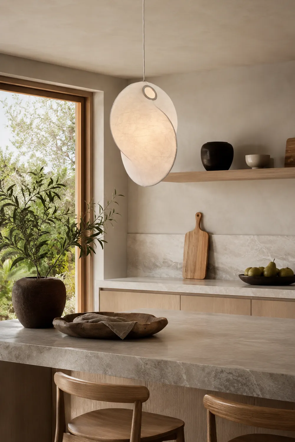 Celeste Crescent Pendant Light - Lumpaz