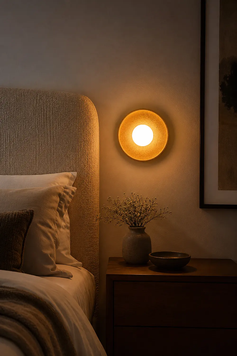 Dusk Round Wall Light - Lumpaz
