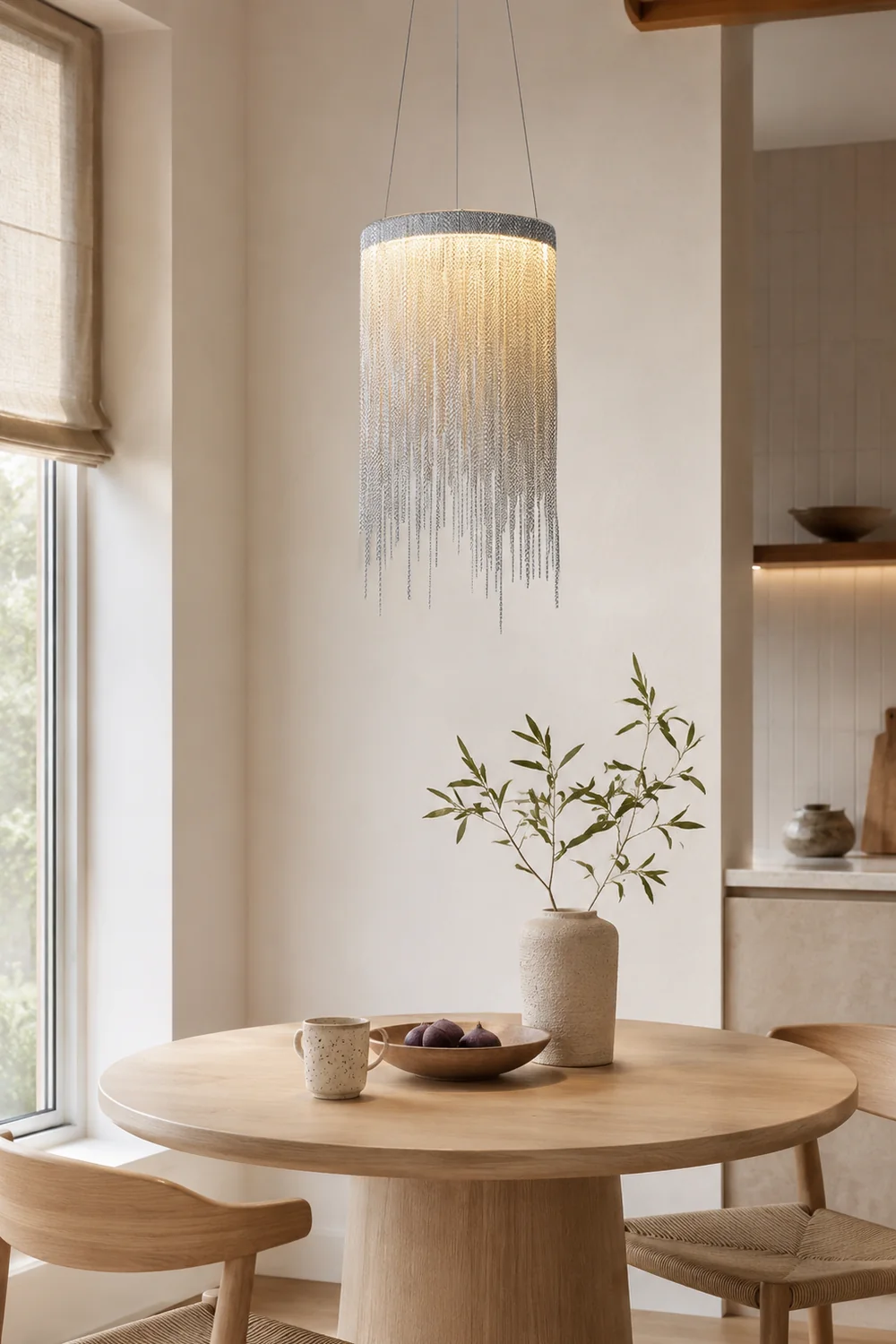 Aluminum Chain Tassel Pendant Light - Lumpaz