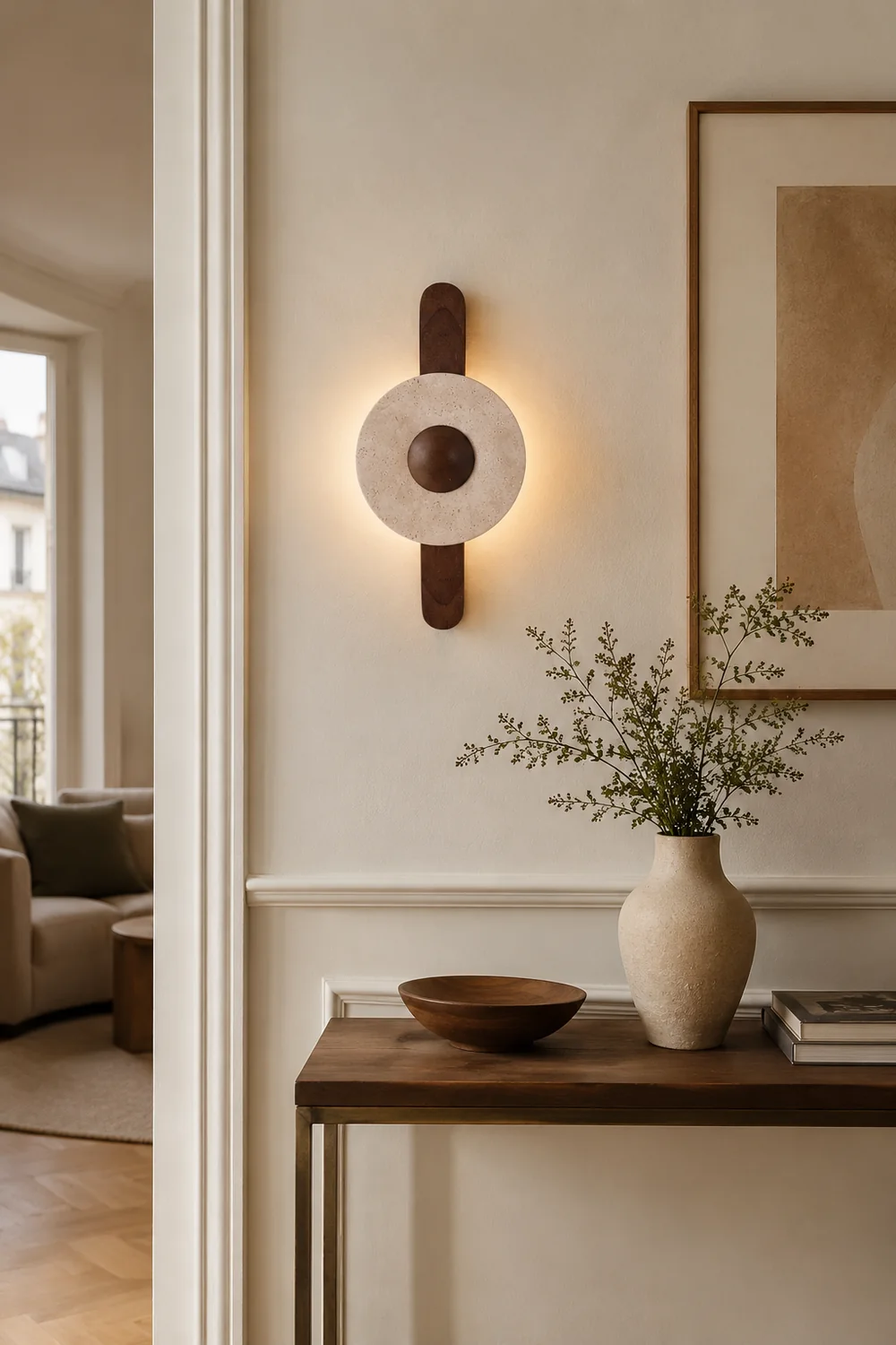 Lunar Wood Wall Lamp - Lumpaz
