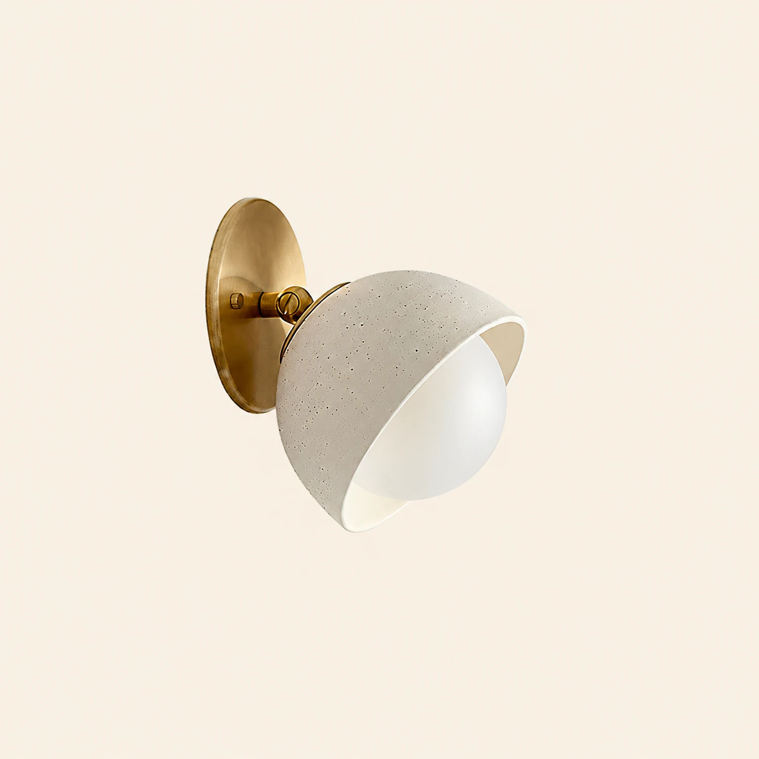 Tranquil Travertine Wall Light - Lumpaz