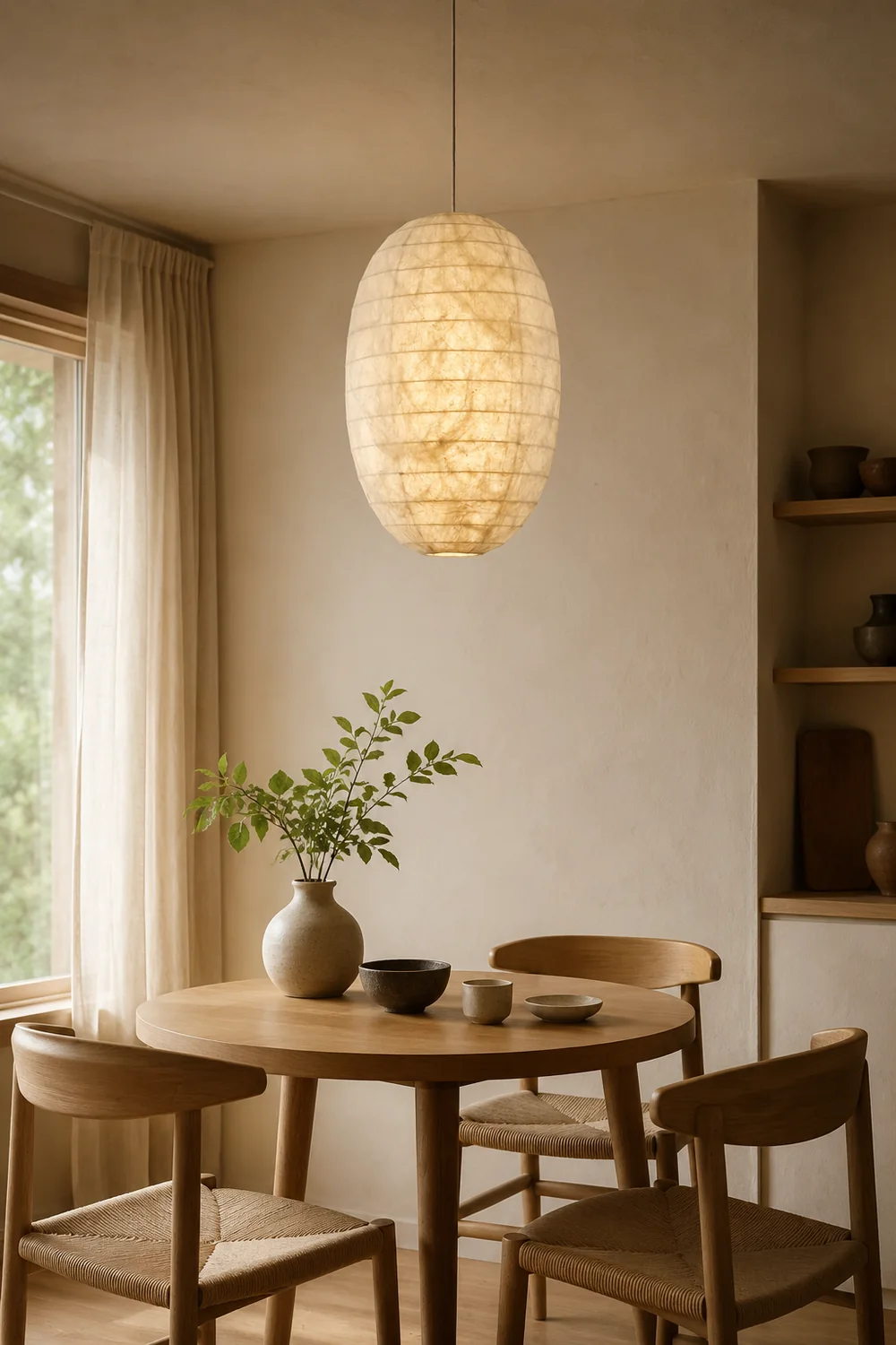 Sophia Silk Pendant Lamp - Lumpaz