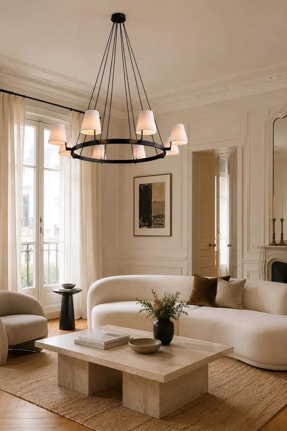 3D Corniche Circular Chandelier - Lumpaz