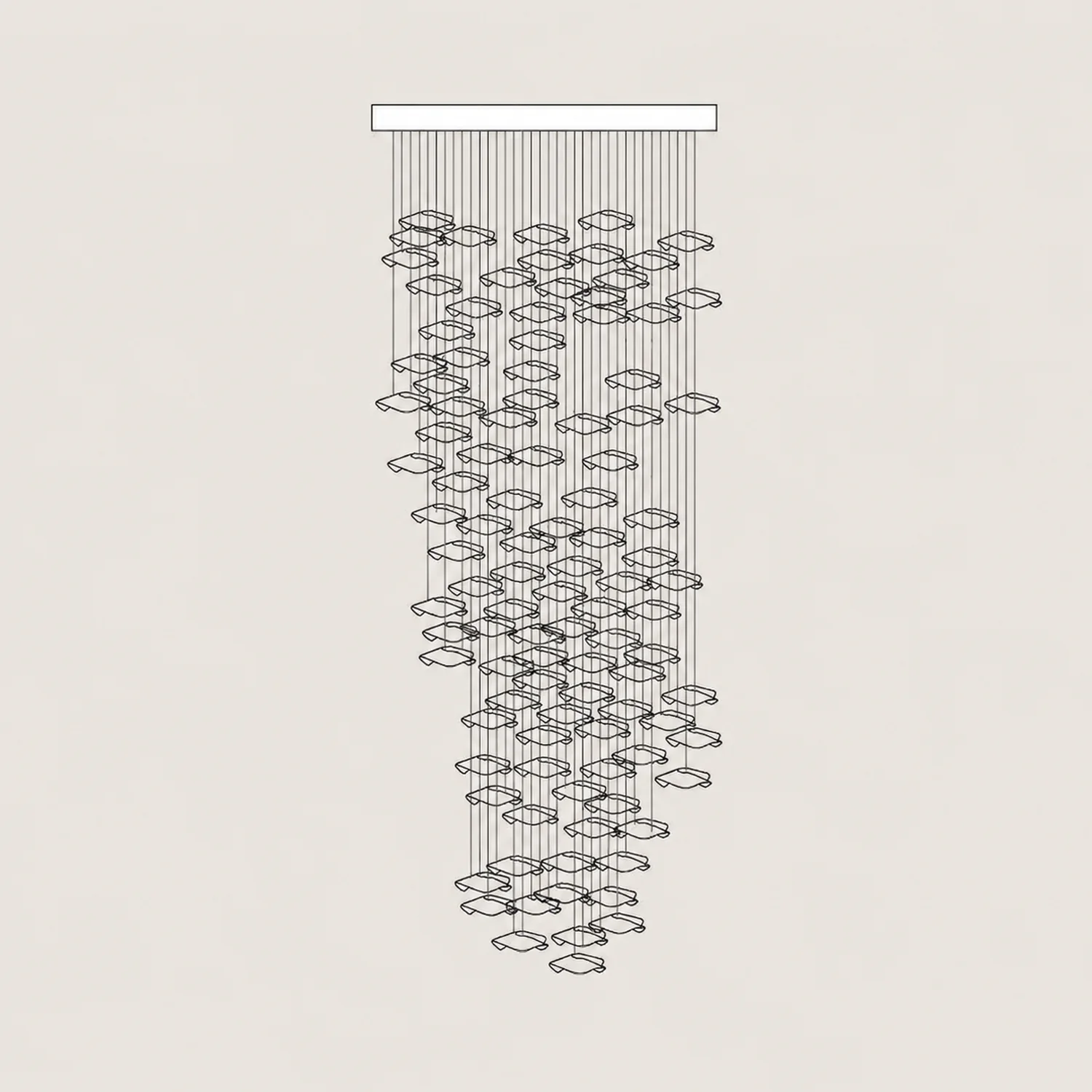 Tidal Stair Chandelier - Lumpaz