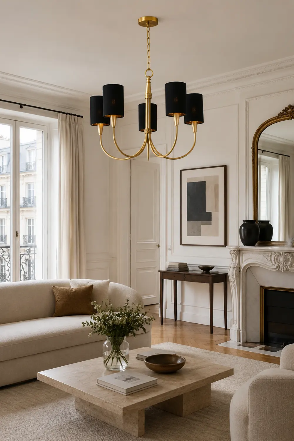 Quincy Black Chandelier - Lumpaz