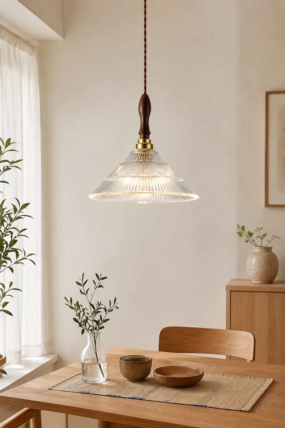 Vintage Ripple Pendant Lamp - Lumpaz